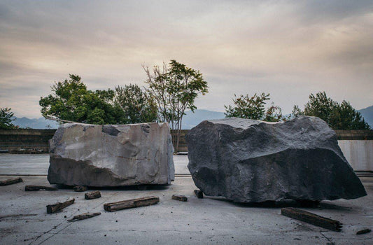 The beauty of glazed lava stone, a family story.