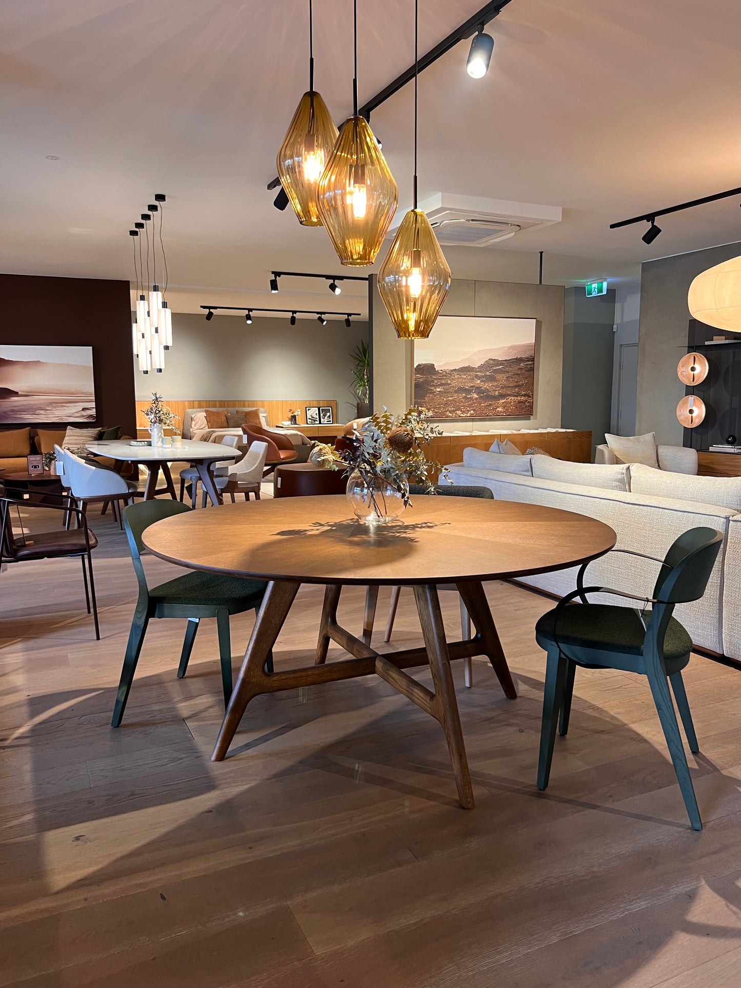 Johanna Round Timber Table 160cm
