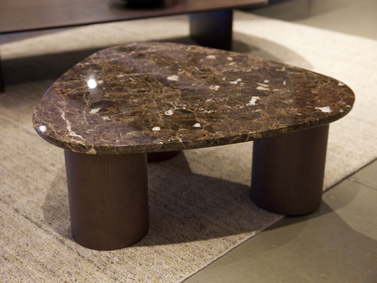 Jade Coffee Table in Emperador Marble