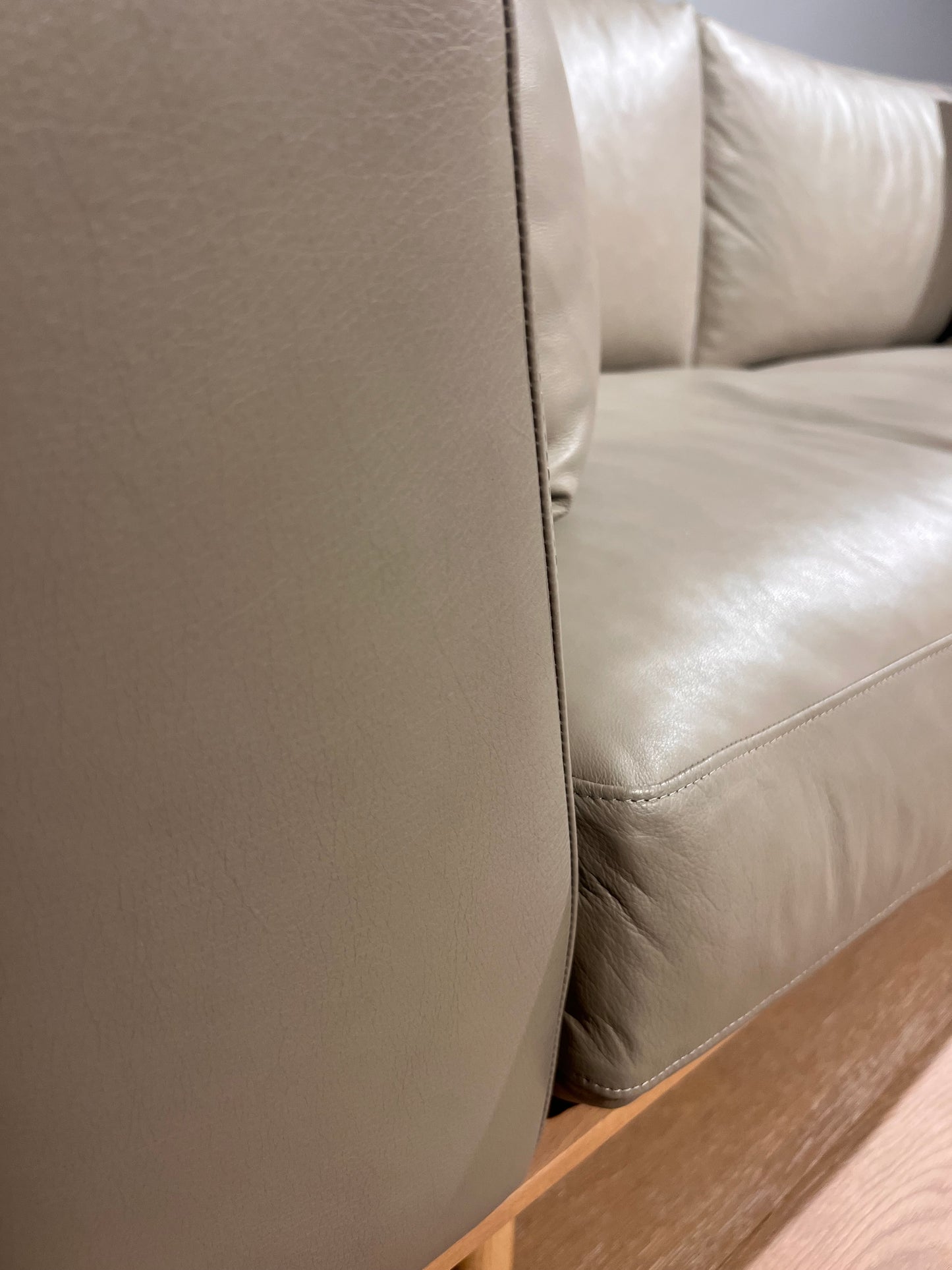 Otway Sofa in Brusio Fog Leather