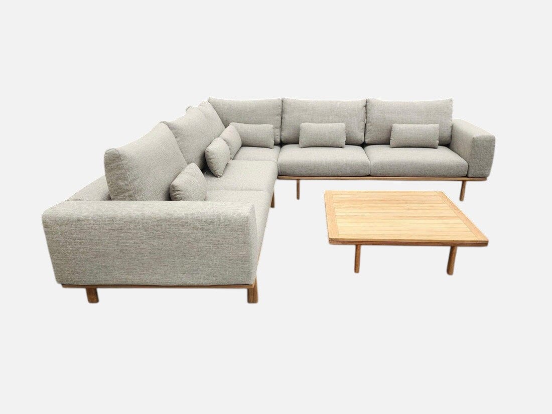 Addis Modular Sofa with Teak Base Outdoor Furniture Kett