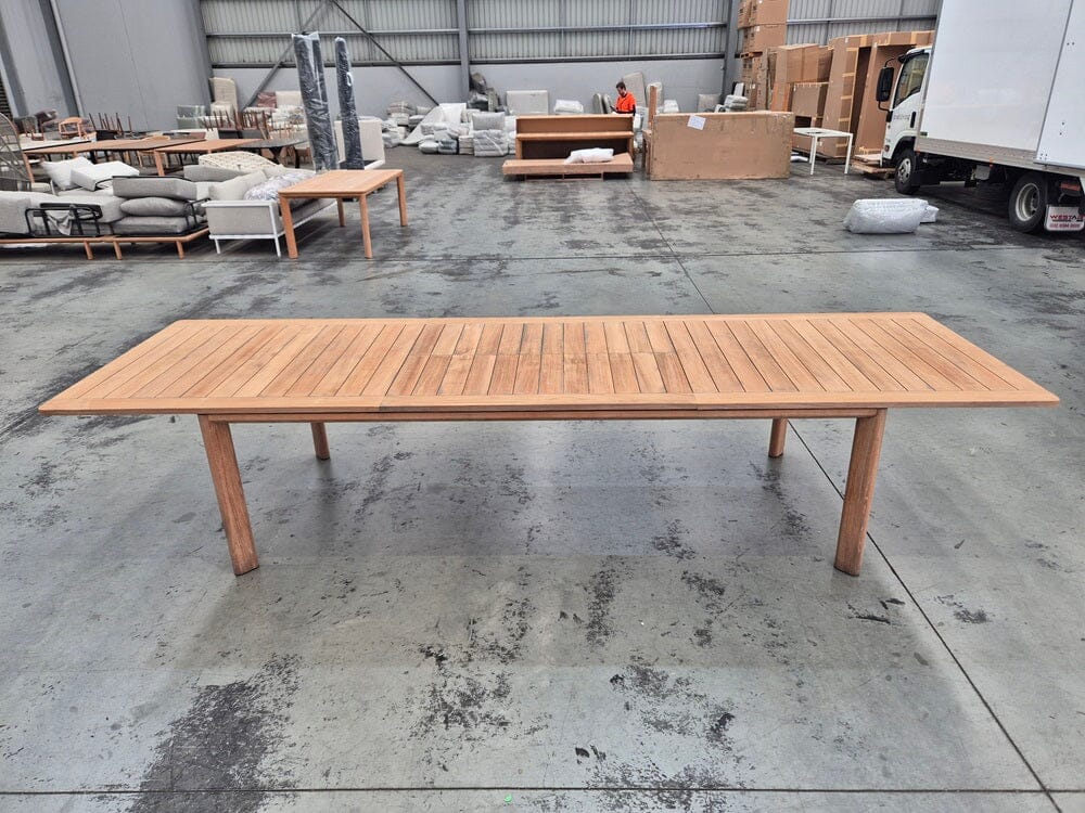 Addis Teak Extension Table 256-374cm (Item #1A) Outdoor Furniture Kett