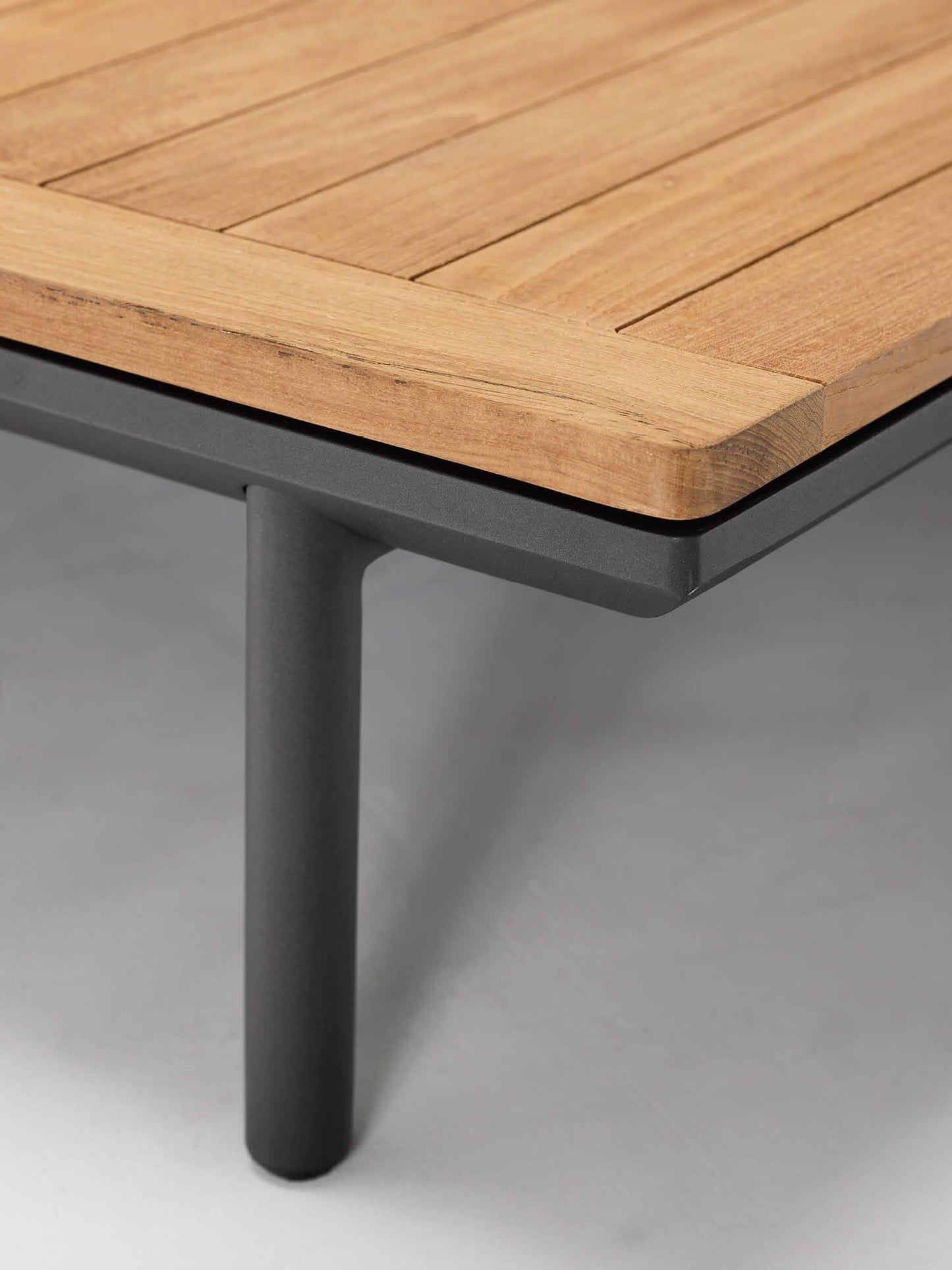 Addis Teak/Alu Coffee Table - Outdoor Furniture