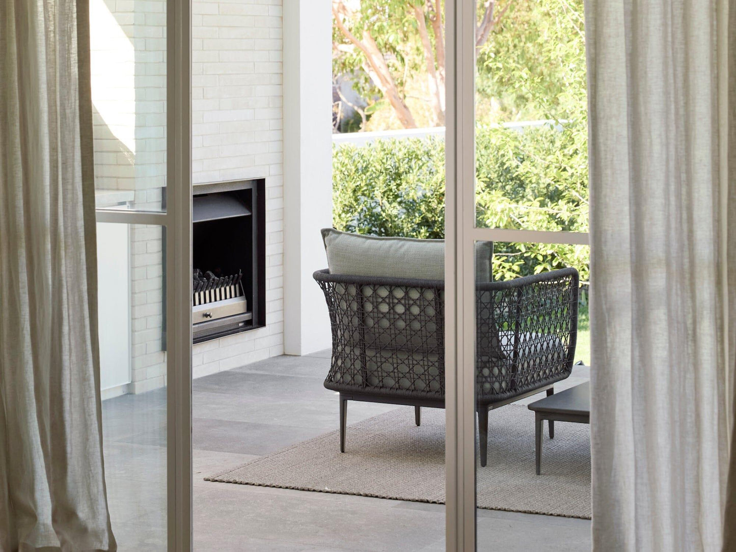 Aireys Woven Lounge Chair 50% Off - Outdoor Furniture