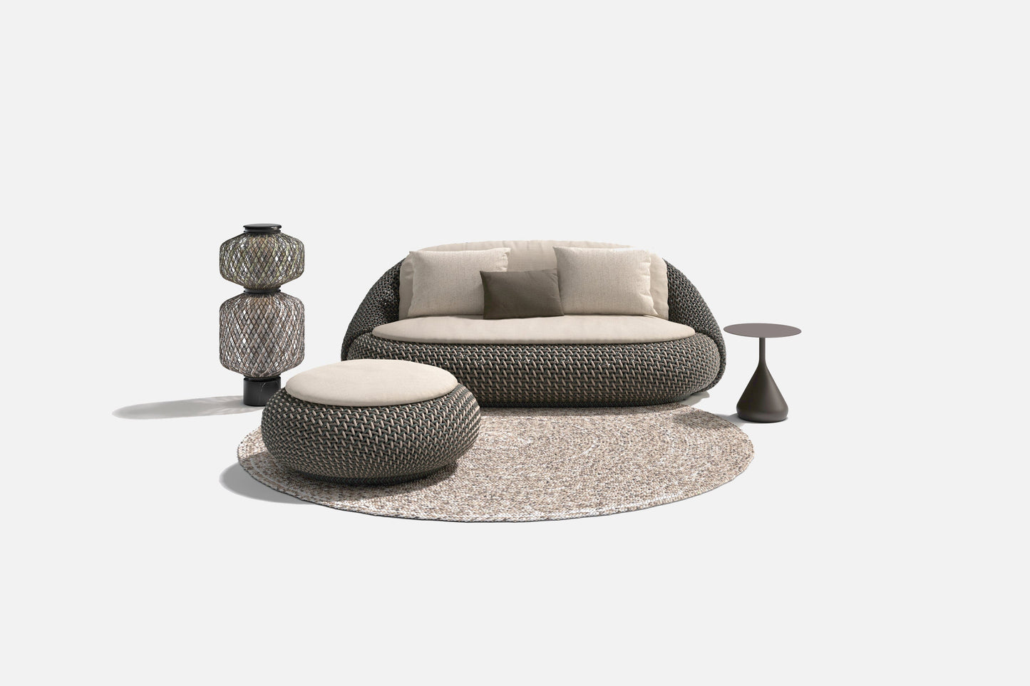 ATOLO Footstool Outdoor Furniture DEDON