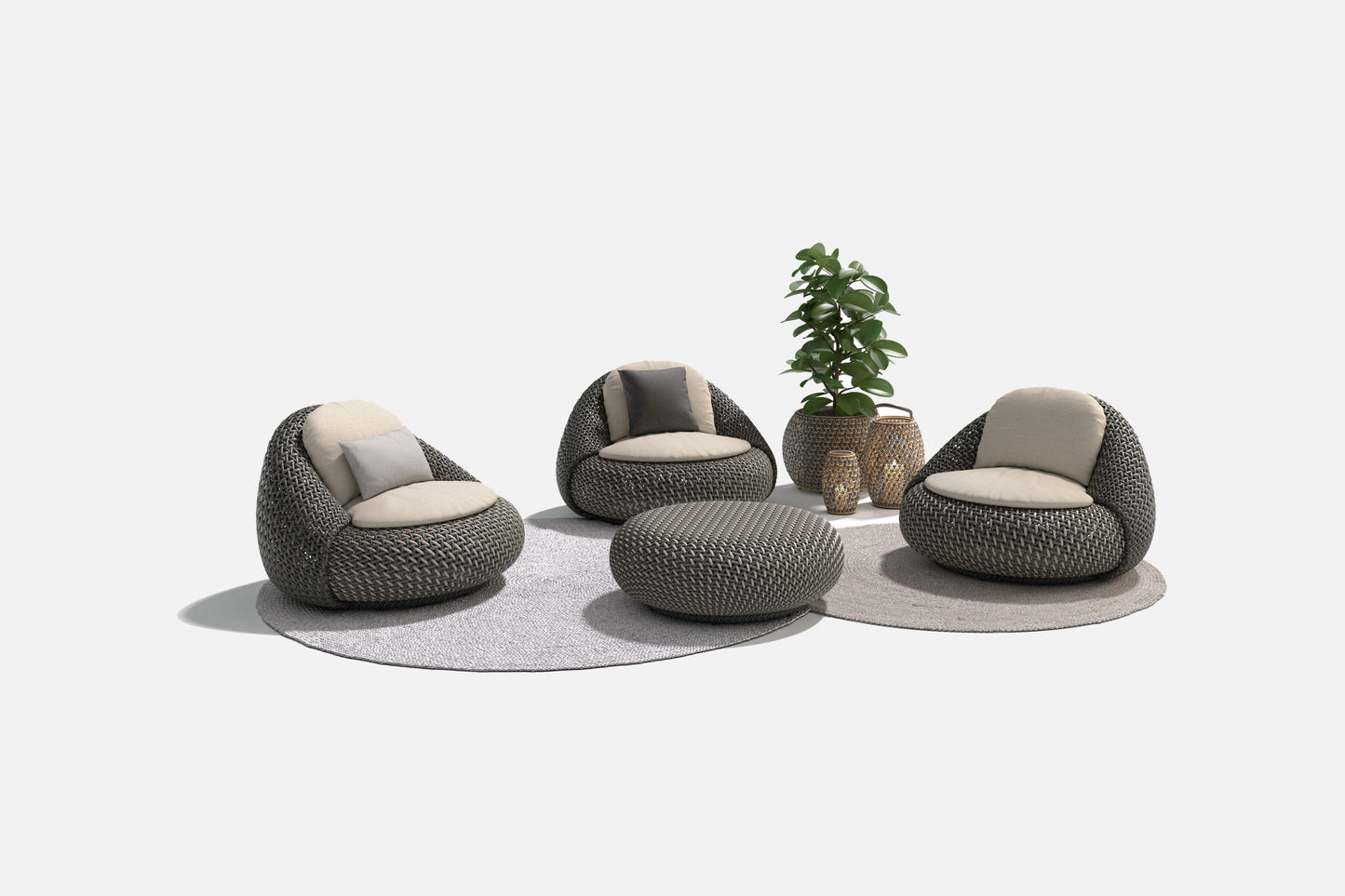 ATOLO Lounge Chair Outdoor Furniture DEDON