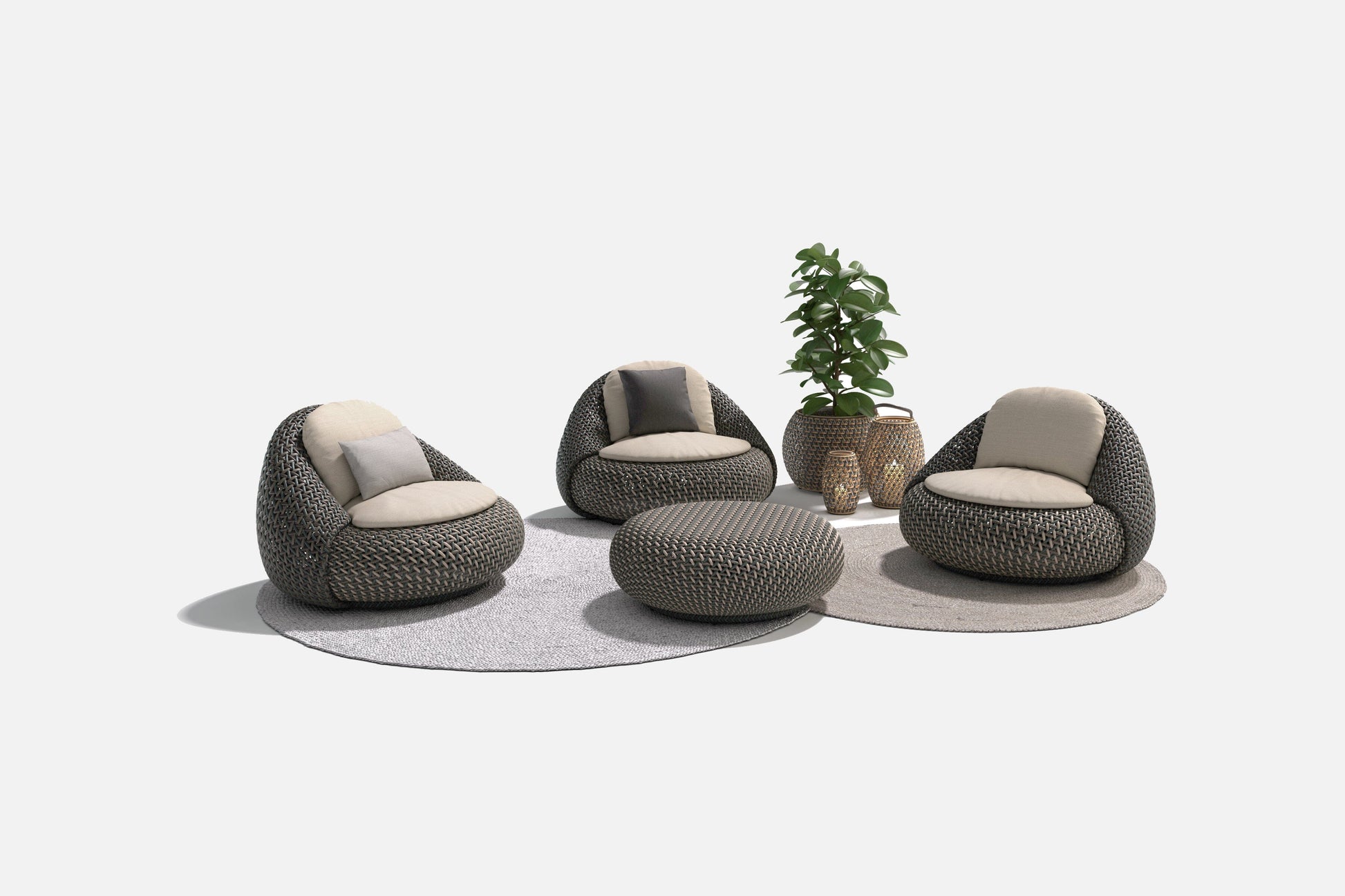 ATOLO Lounge Chair Outdoor Furniture DEDON