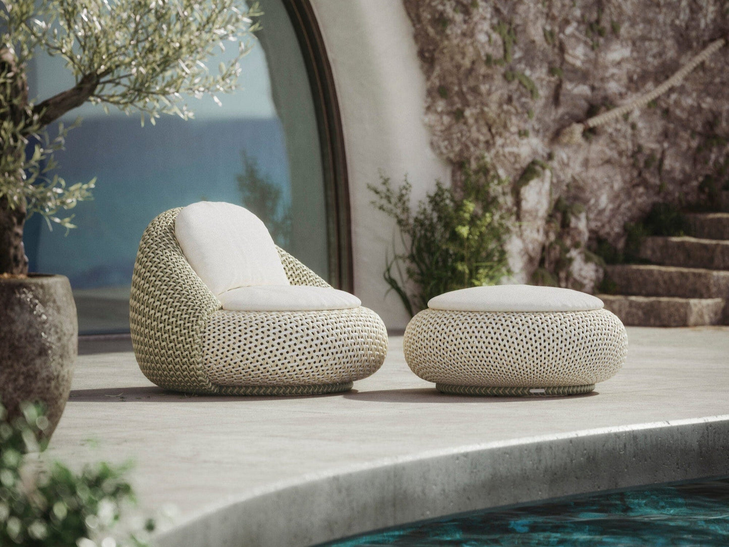 ATOLO Lounge Chair Outdoor Furniture DEDON