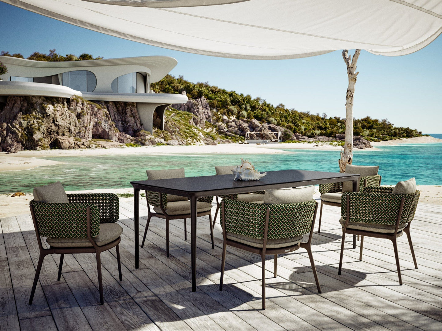 BELLMONDE Armchair Outdoor Furniture DEDON