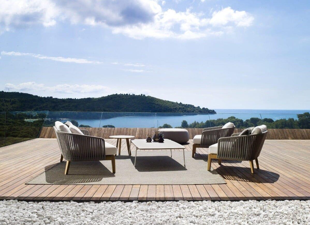 Branch Coffee Table Rectangular with Teak Top 20% Off - Outdoor Furniture