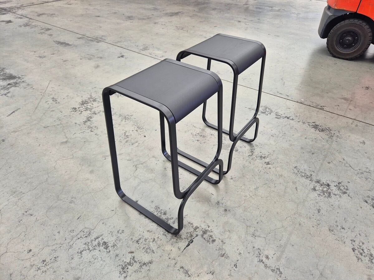 Continuum Stools in Black (2) Indoor Furniture Lapalma