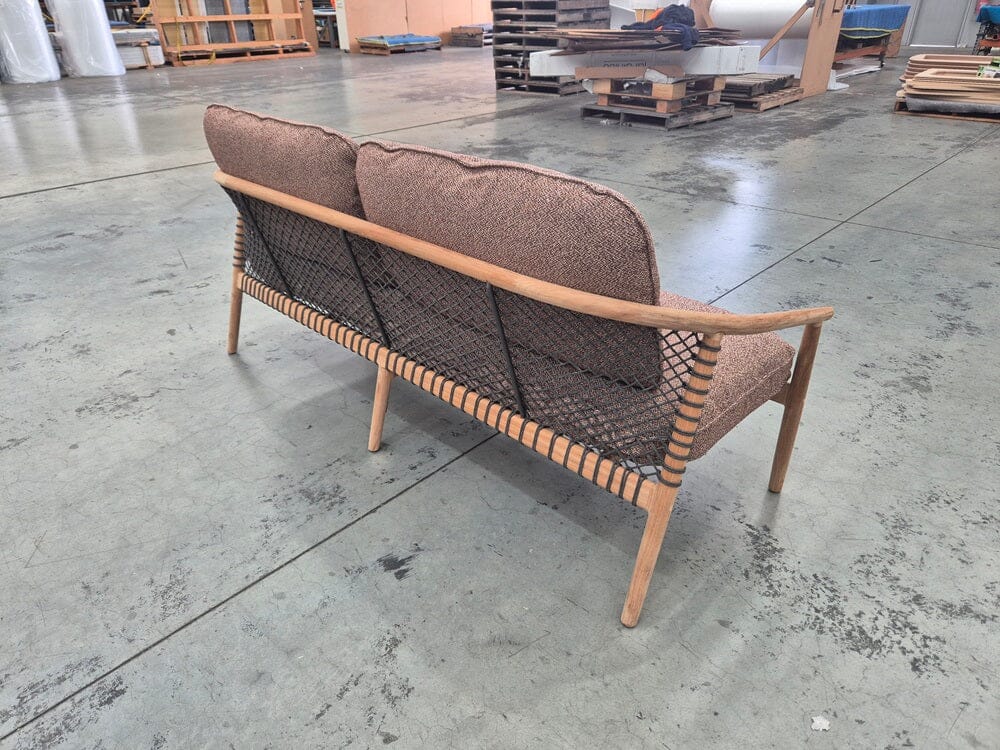 Forrest 3 Seater Sofa in Speckle Red (Alu Base) Outdoor Furniture Kett