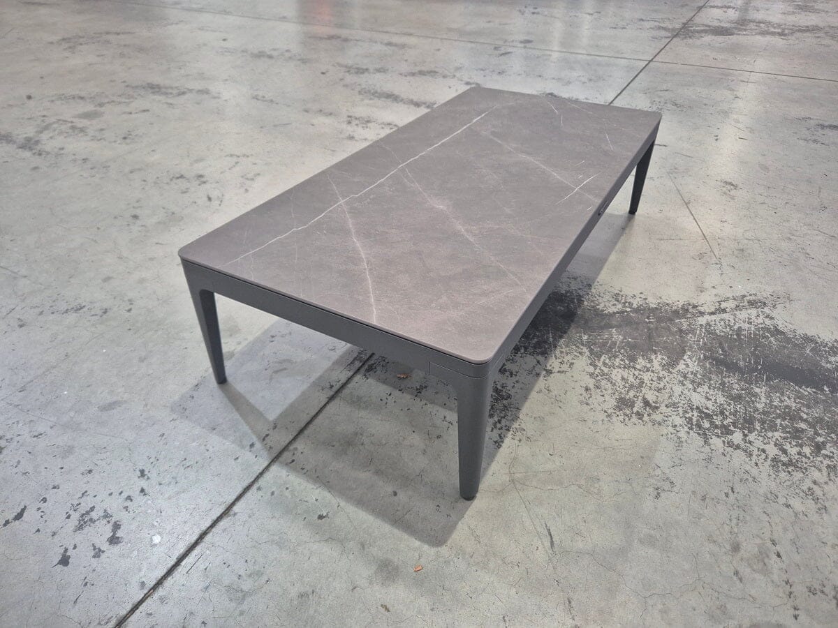 Grid Small Coffee Tables in Meteor (2) Outdoor Furniture Gloster
