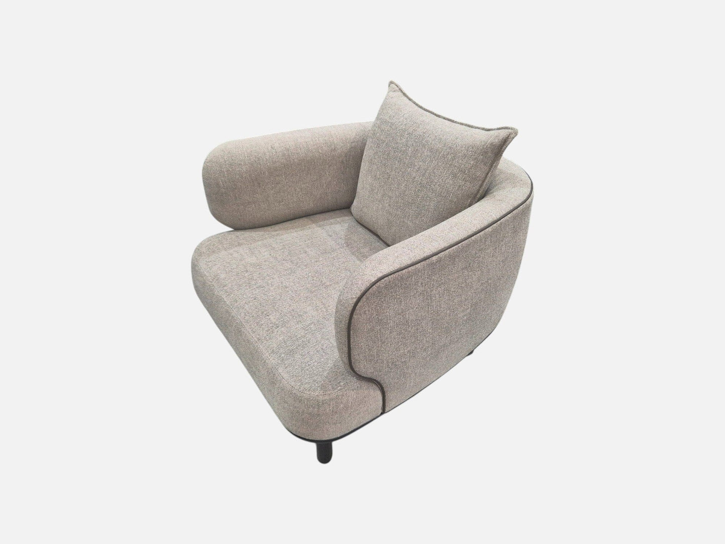 Johanna Occasional Chair in Belgian Linen Fern Indoor Furniture Kett