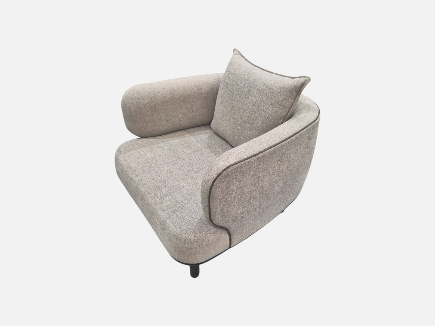 Johanna Occasional Chair in Belgian Linen Fern Indoor Furniture Kett