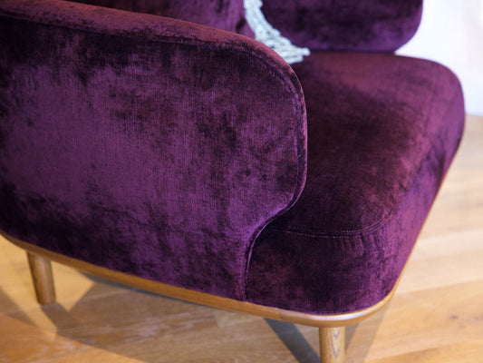 Johanna Occasional Chair in Bespoke Dahlia