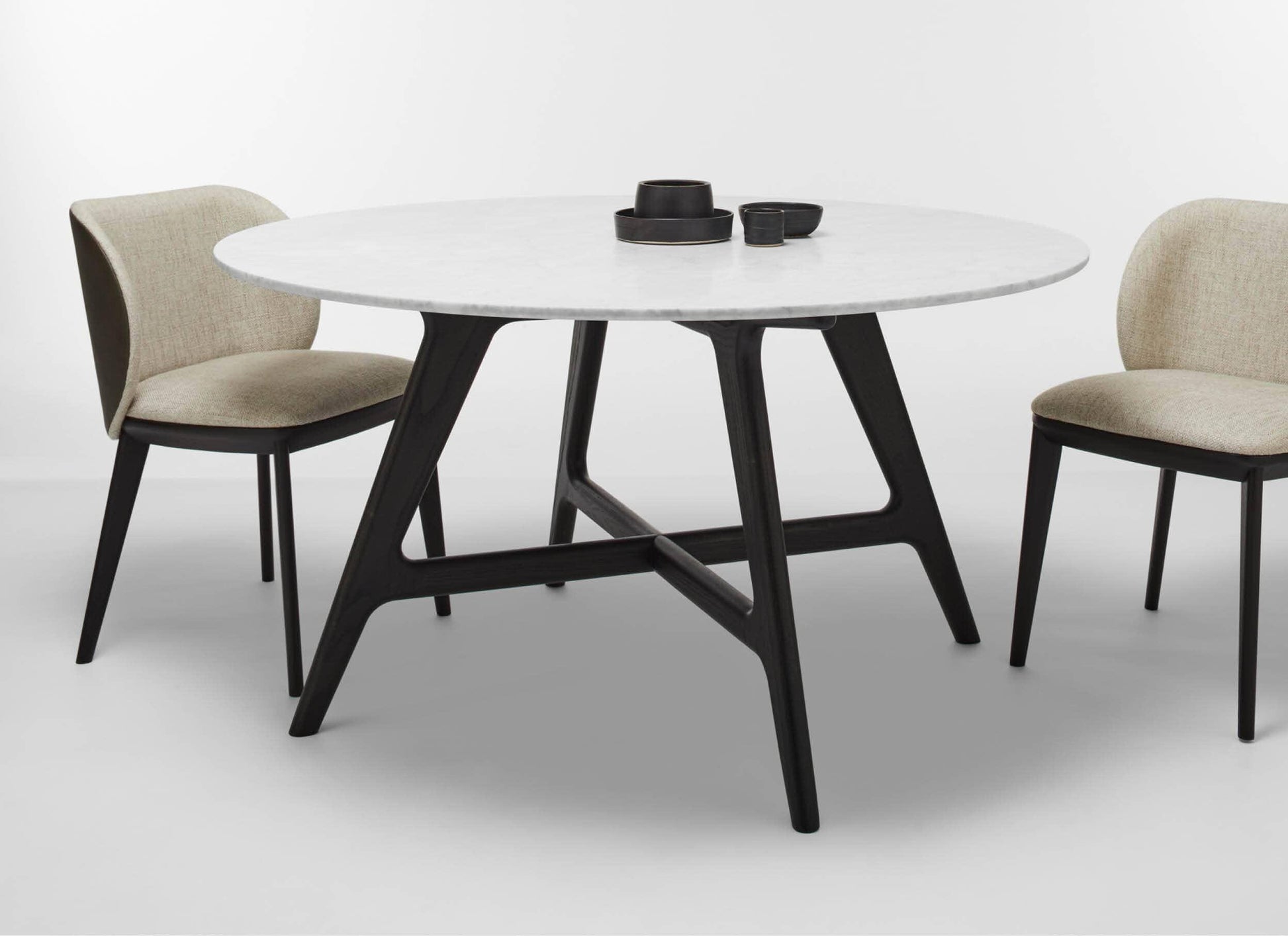 Johanna Round Marble Table 160cm 40% Off - Indoor Furniture