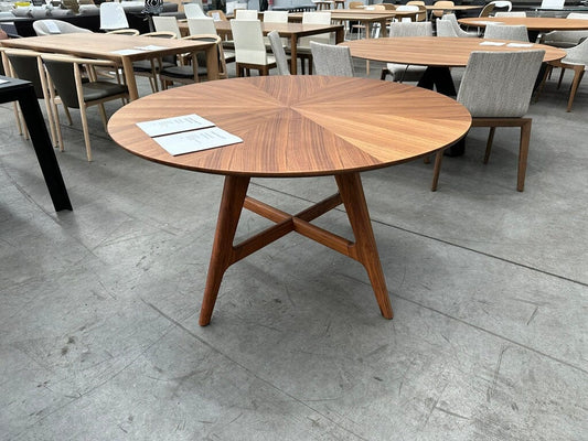 Johanna Round Timber Table 130cm Indoor Furniture Kett 