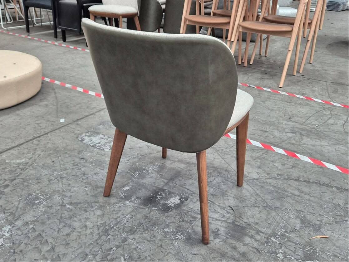 Johanna Sidechairs Light Walnut/Olive (4) Indoor Furniture Kett