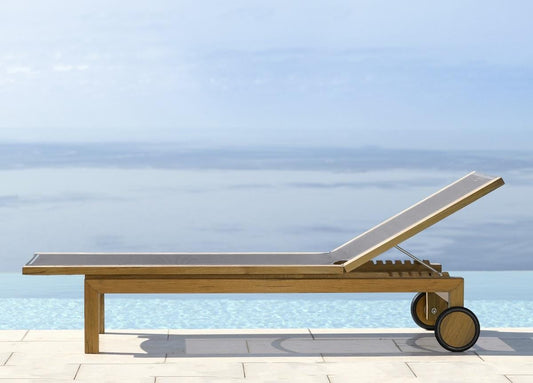 Kos Lounger in Black