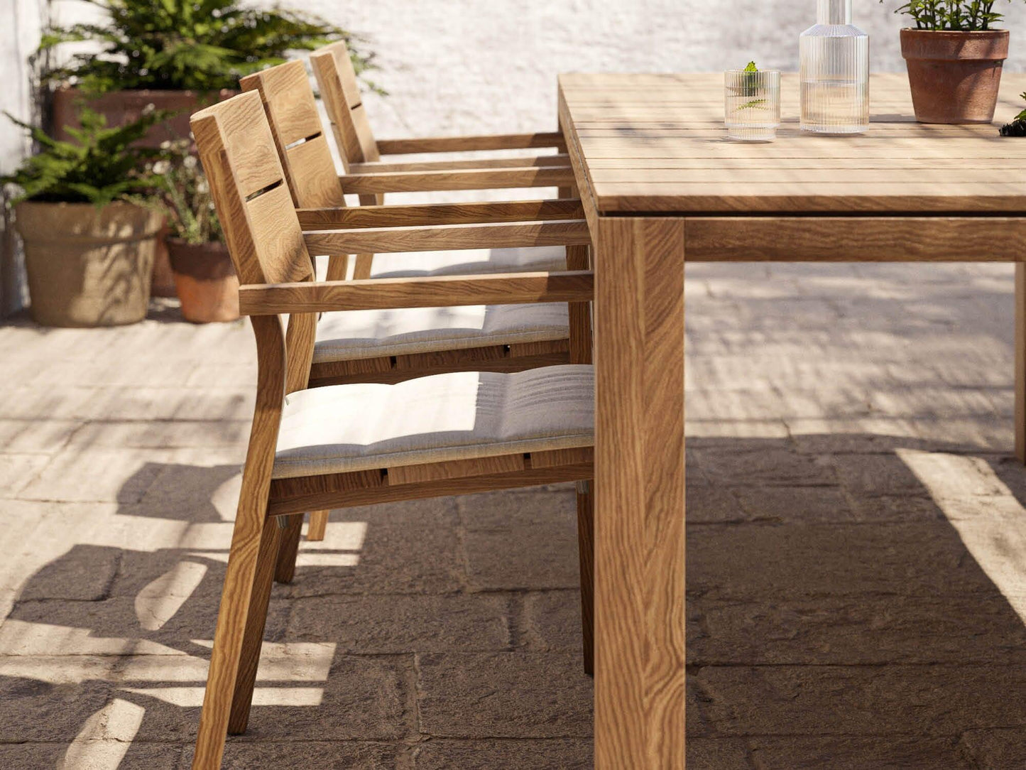 Kos Teak Armchair - Outdoor Furniture