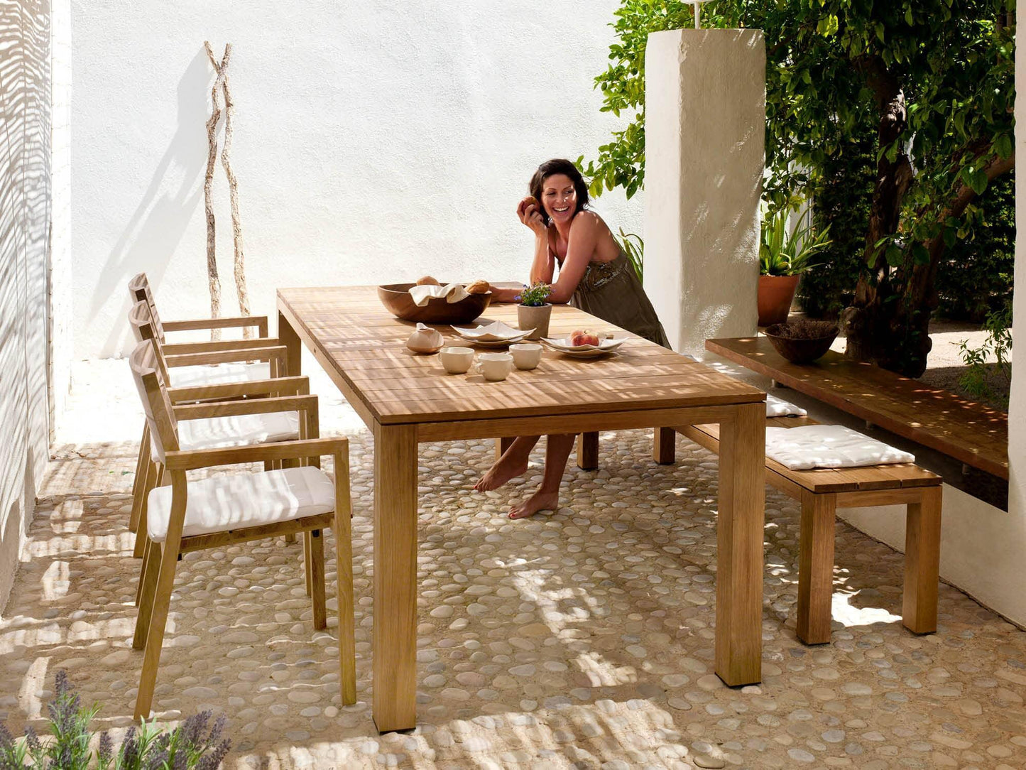 Kos Teak Armchair - Outdoor Furniture