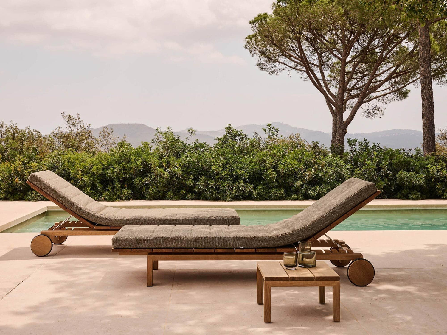 Kos Teak Lounger -