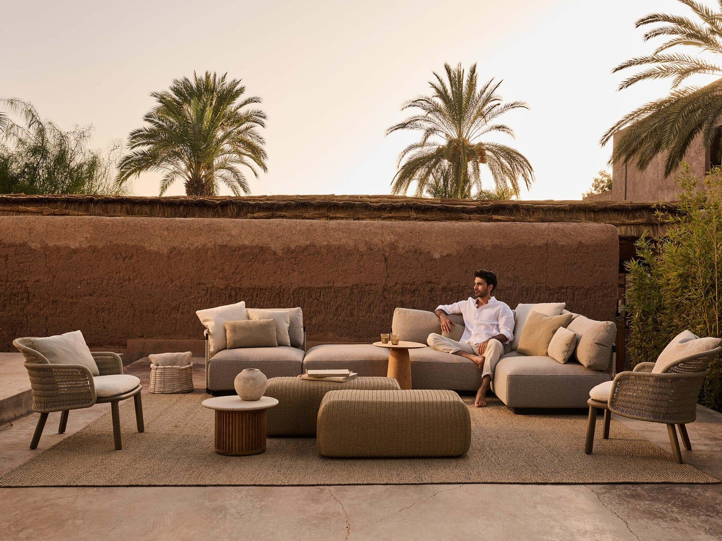 Mai Ottoman - Outdoor Furniture