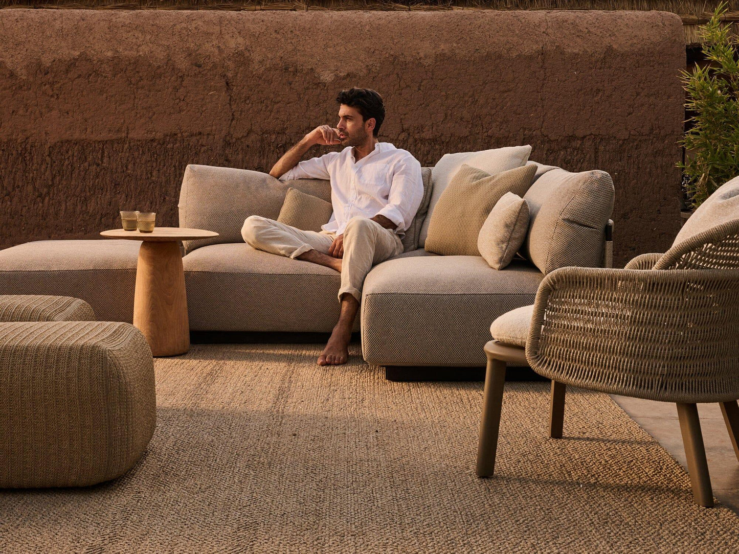 Mai Ottoman - Outdoor Furniture