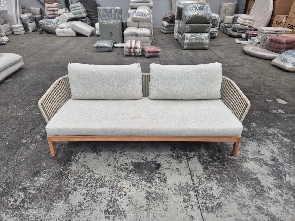 Mood 3 Seater Sofa in Linen Outdoor Furniture Tribu