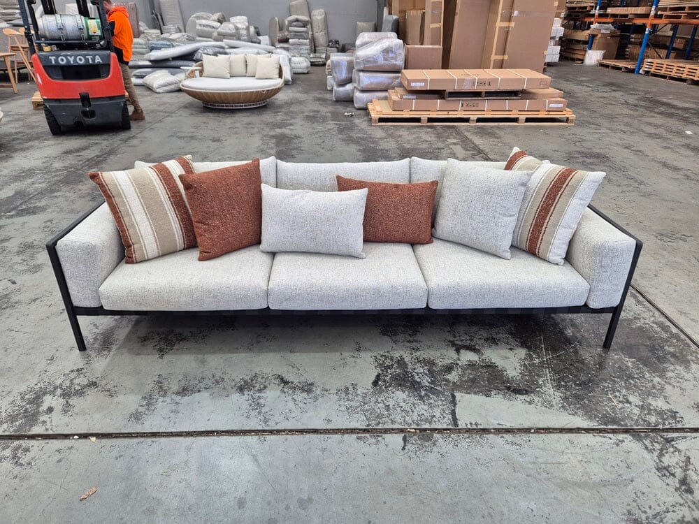 Natal Alu 3-Seater Sofa in Wenge Outdoor Furniture Tribu