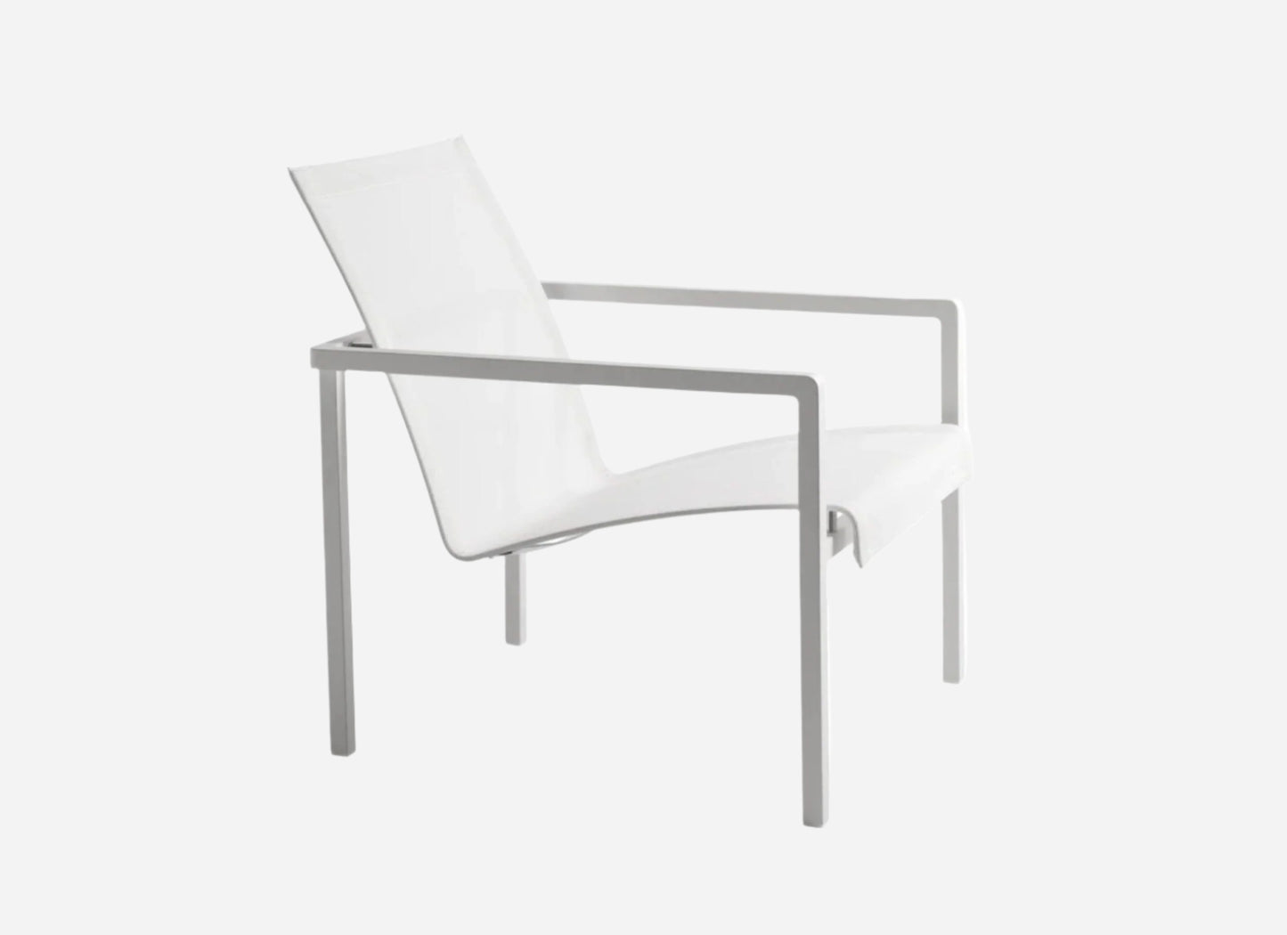 Natal Alu Easy Chair in White 20% Off - Outdoor Furniture
