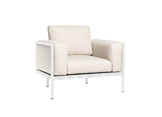 Natal Alu Sofa Armchair in White 20% Off Outdoor Furniture Tribu 
