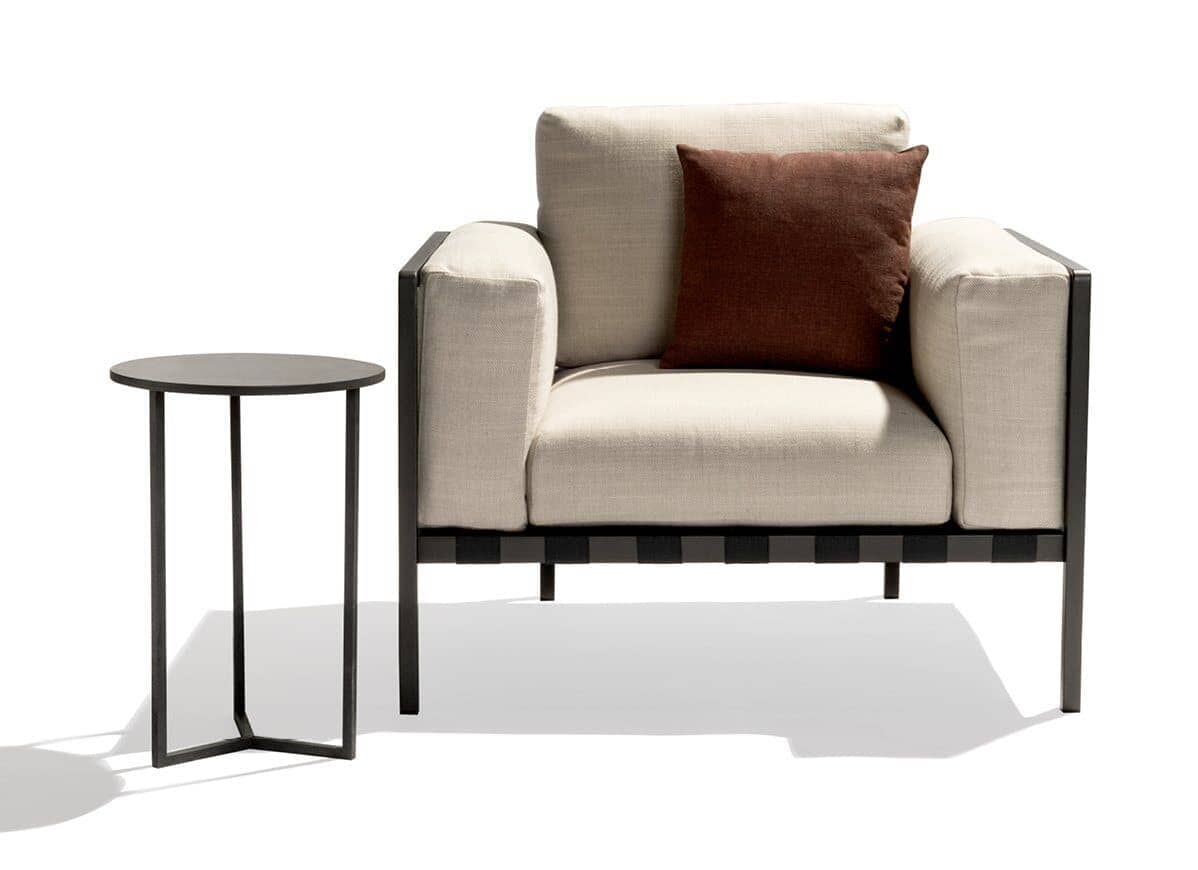 Natal Alu Sofa Armchair in White 20% Off Outdoor Furniture Tribu 