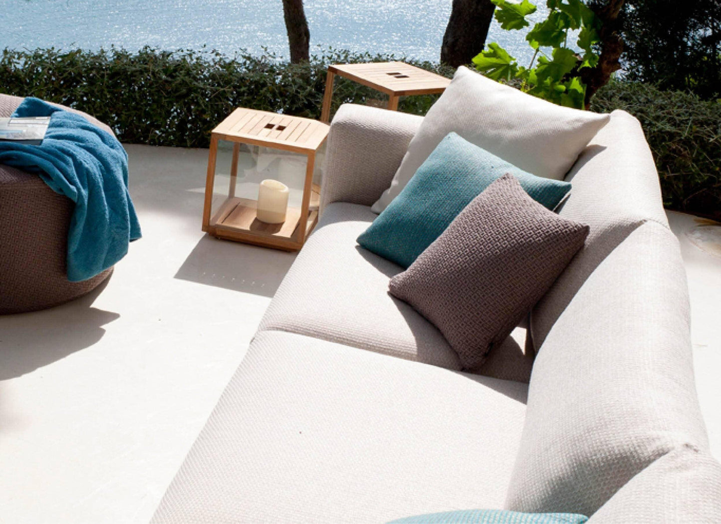 Natal Alu Sofa in White 20% Off - Outdoor Furniture