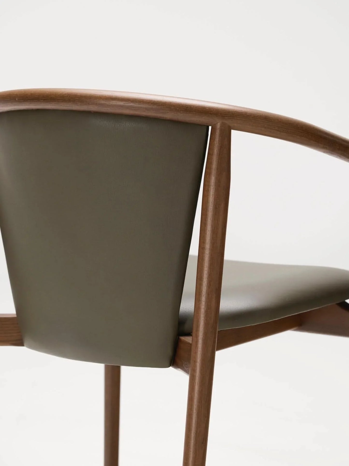 Otway Armchairs with Olive Leather (6) - Indoor Furniture