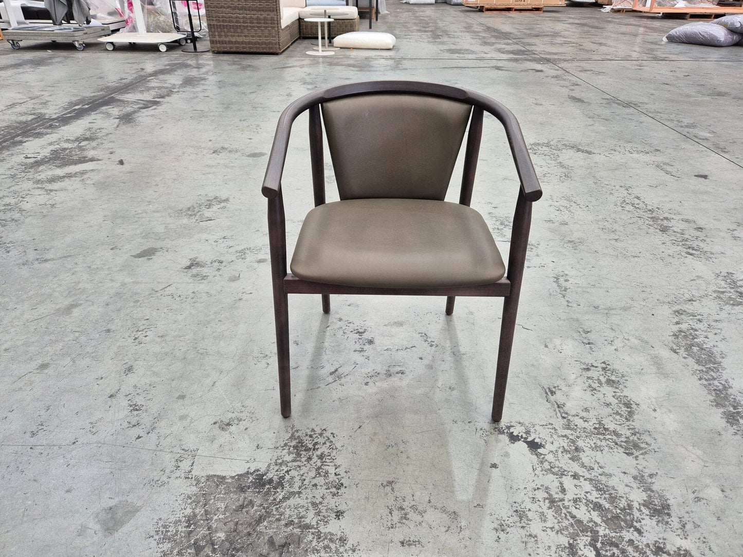 Otway Armchairs with Olive Leather (4) Indoor Furniture Kett