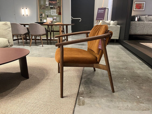 Otway Lounge Chair in Alpaca Velvet