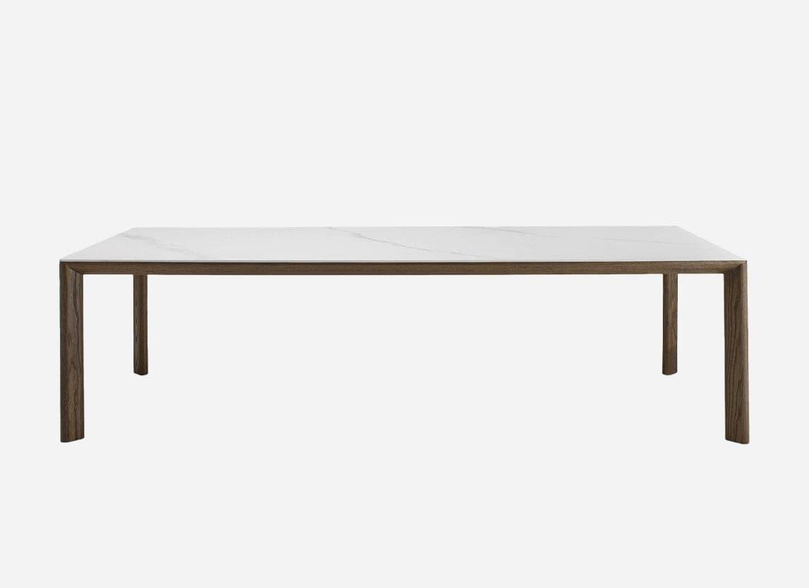 Porcelain top deals dining table