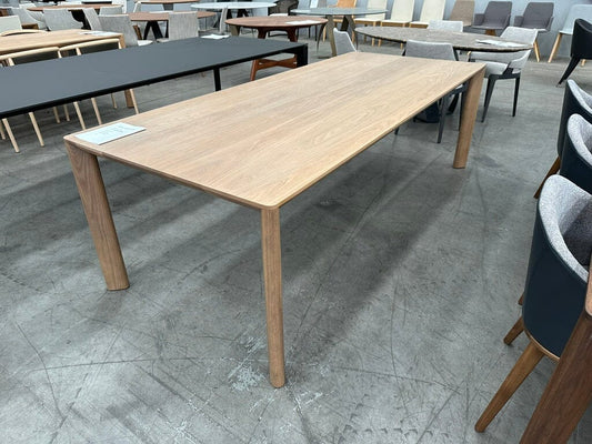 Otway Timber Dining Table 240cm Natural Indoor Furniture Kett 