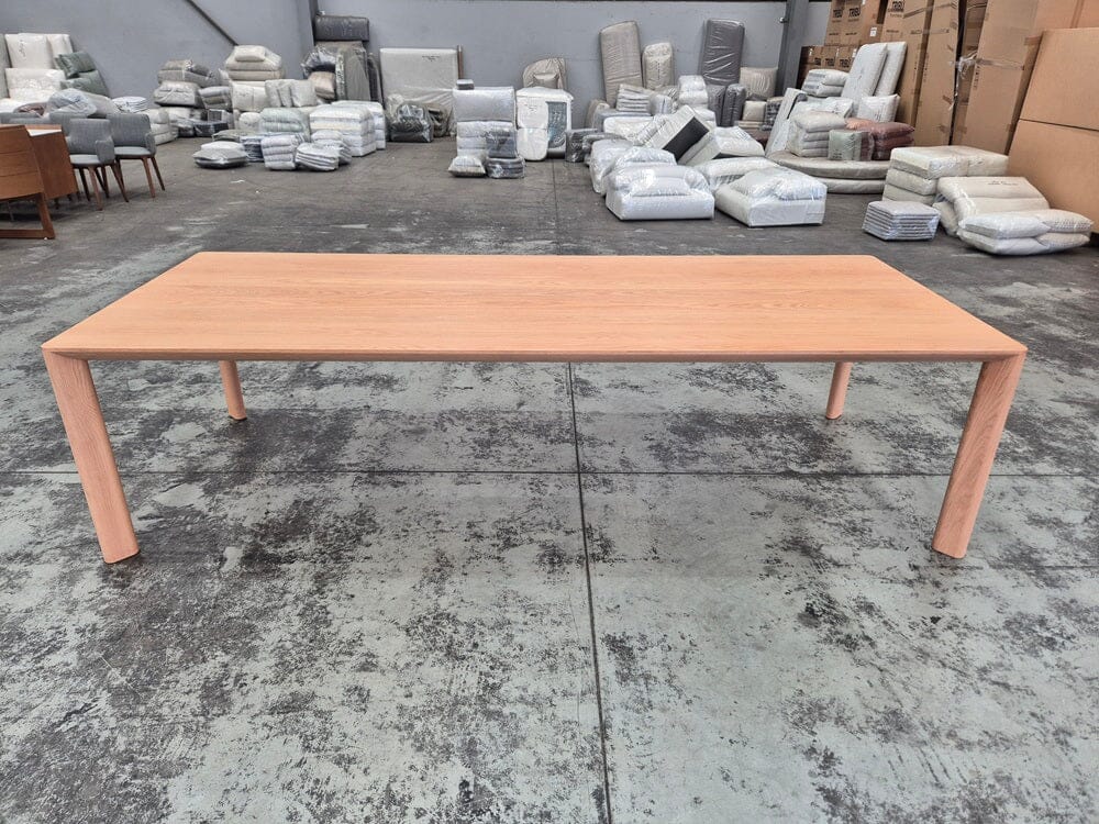 Otway Timber Dining Table 280cm in Natural Oak Indoor Furniture Kett
