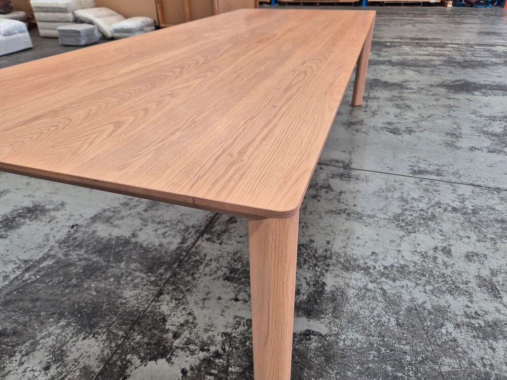 Otway Timber Dining Table 280cm in Natural Oak Indoor Furniture Kett