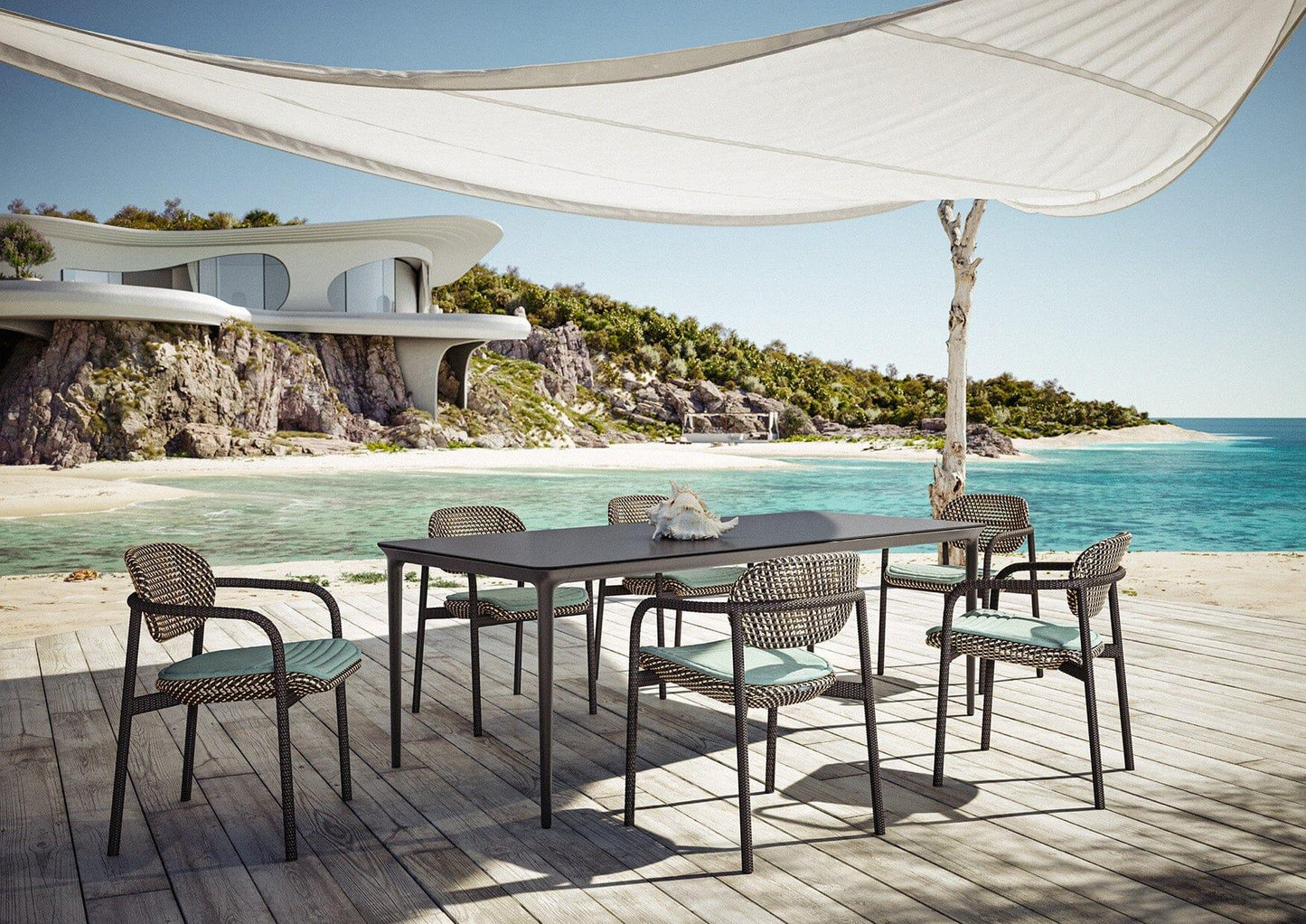 ROII Armchair Outdoor Furniture DEDON 