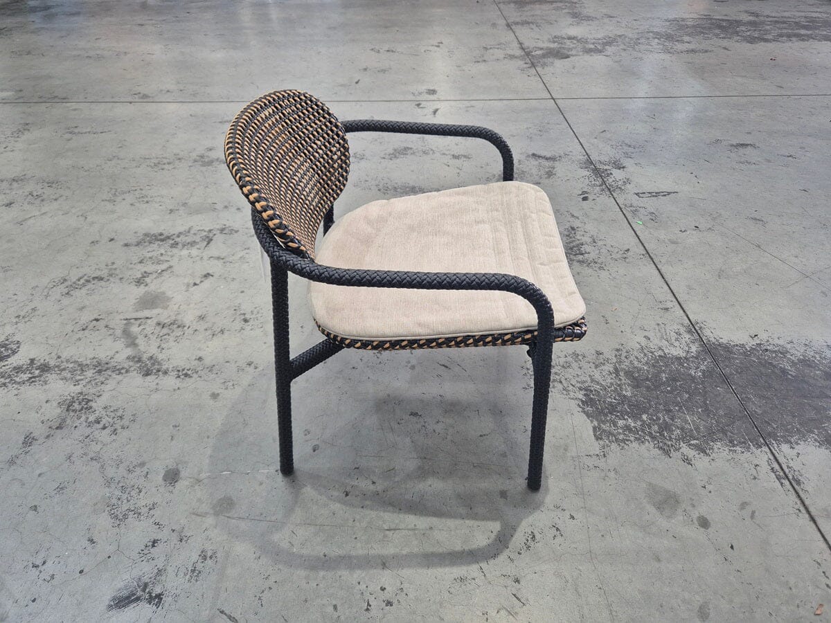 ROII Lounge Chair in Tobacco Outdoor Furniture DEDON