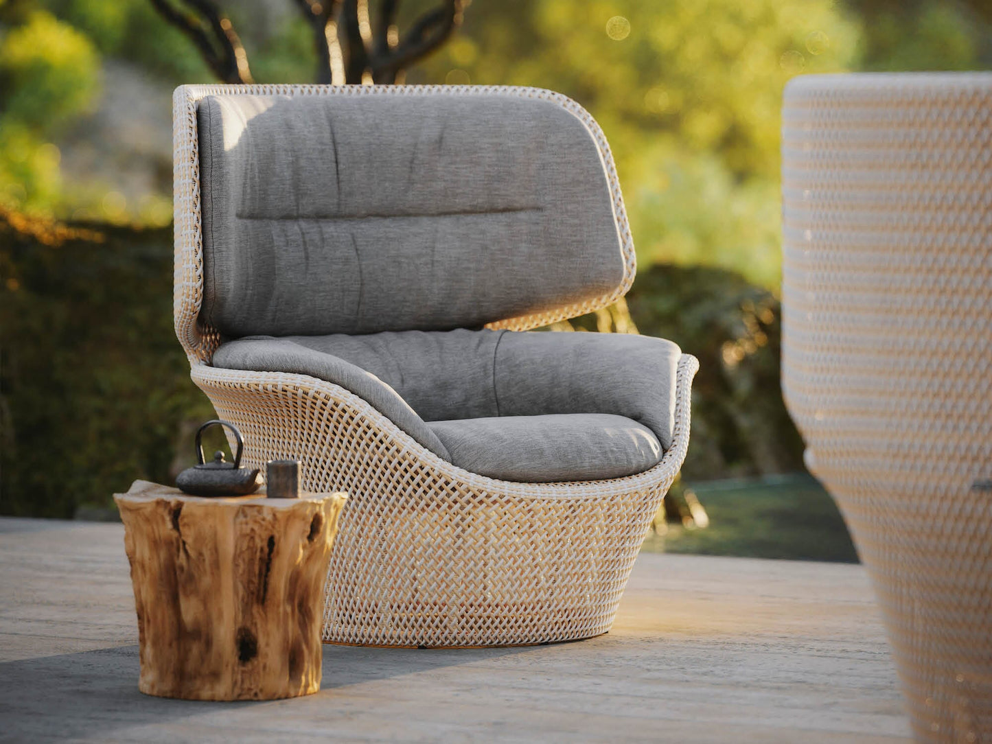 SEASHELL Wing Chair Outdoor Furniture DEDON