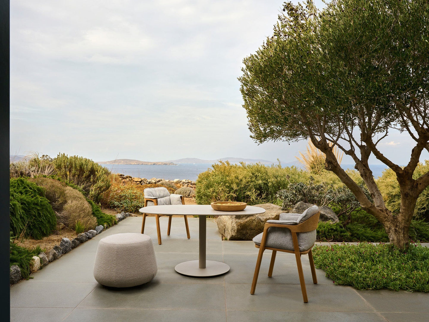 T-Table Elipse Dining Table Outdoor Furniture Tribu