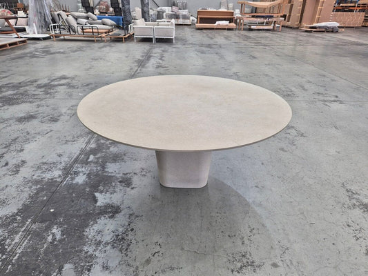 Tao Table 160cm Round in Linen