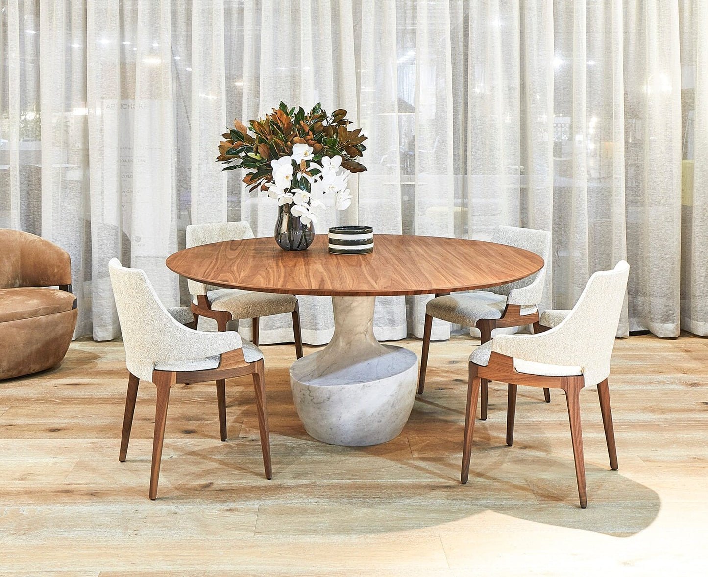 Velis Chairs with Celine Upholstery (6) Indoor Furniture Potocco