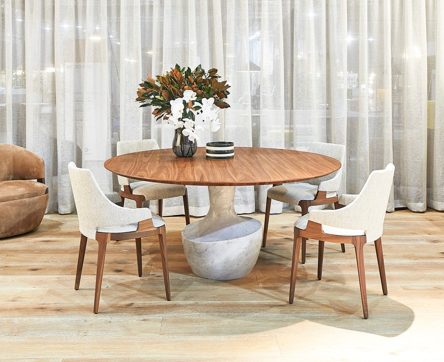 Velis Chairs with Celine Upholstery (6) Indoor Furniture Potocco