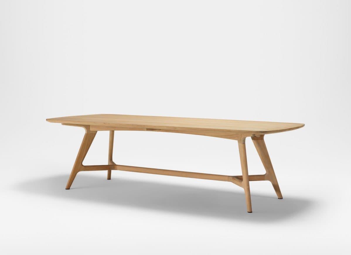 Forrest Elliptical Teak Table - Outdoor Furniture